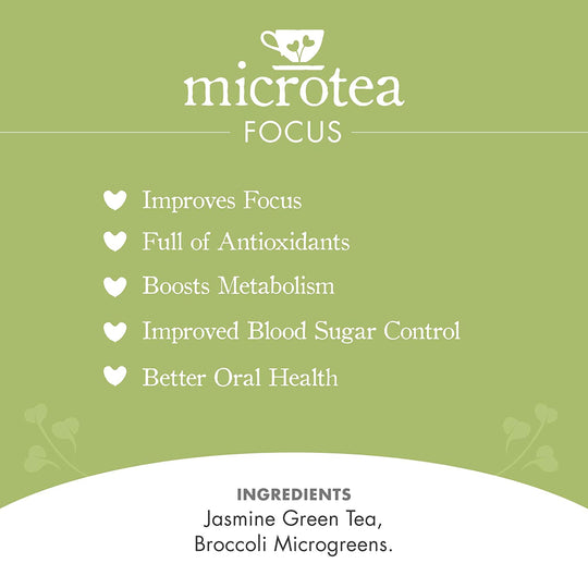 Focus - Tea (Lightly Caffeinated) - Beyond Microgreens