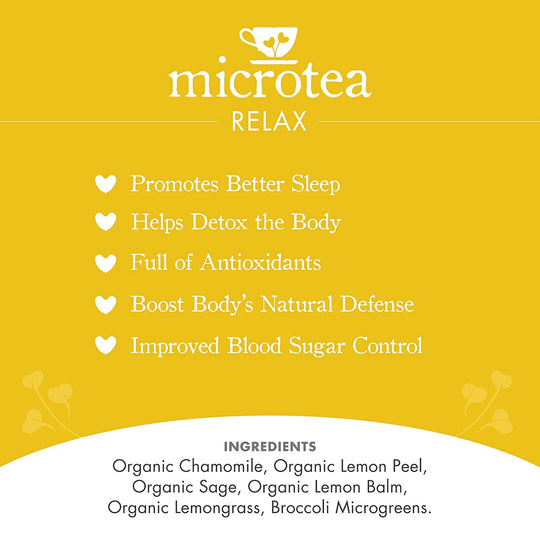 Relax - Tea (Caffeine-Free) - Beyond Microgreens